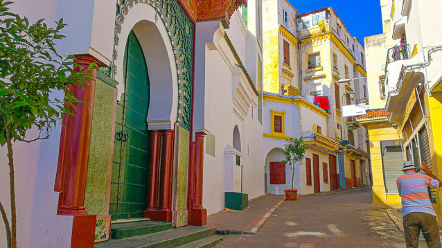 Private driver with bus in Tangier Morocco