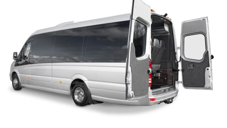 Bus with driver in Fes